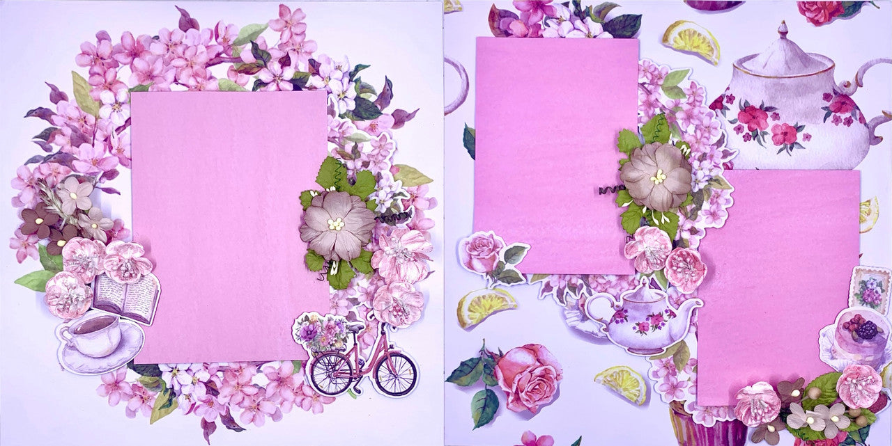 Tea Time 2-Page Layout